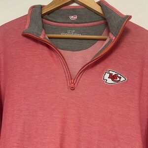Vineyard Vines - Kansas City Chiefs quarter zip.